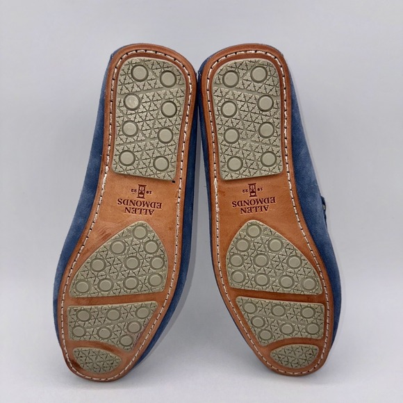 Allen Edmonds Super Sport Penny Loafer Men\'s Size 8 Denim Blue Suede main image 3